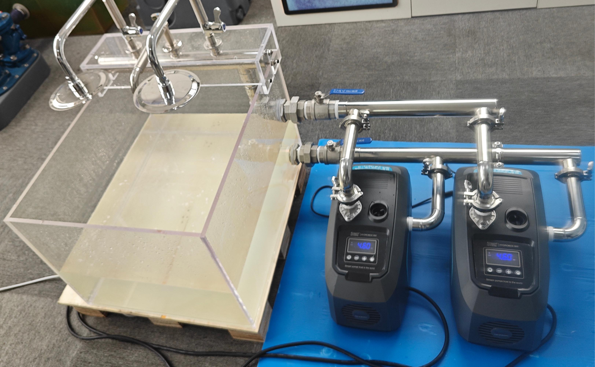 Система с двумя насосами: решение Hydrobox Enhanced Water Pressure