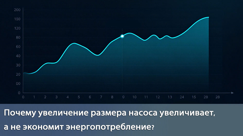Почему увеличение мощности насоса приводит к росту энергопотребления вместо его экономии?cid=46 Почему увеличение мощности насоса приводит к росту энергопотребления вместо его экономии?cid=46