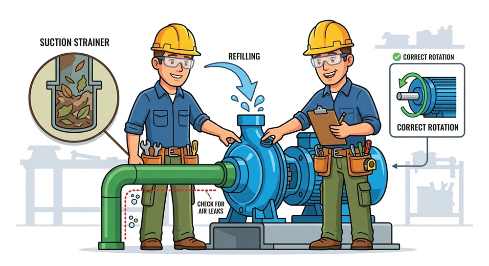 Водяной насос работает, но не качает воду? Инструкция по устранению проблемы.