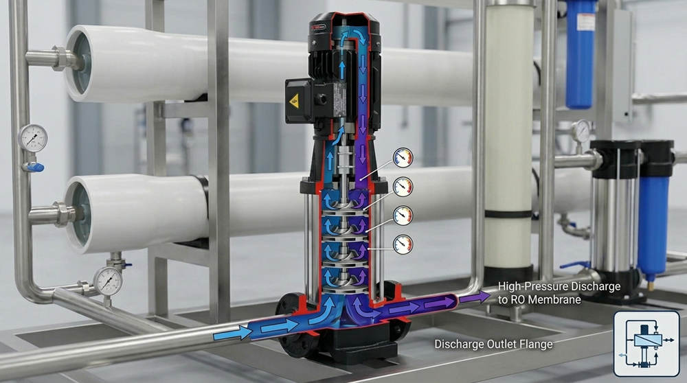 Сердце обратного осмоса: объяснение принципа работы вертикальных многоступенчатых насосов.