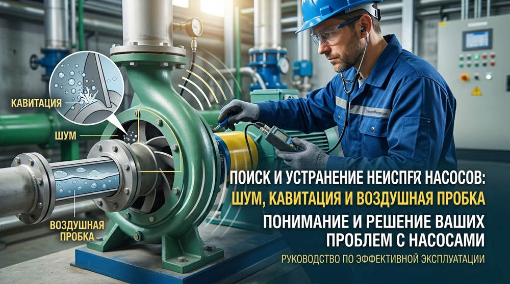 Диагностика шума насоса: разграничение кавитации и воздушной пробки. Диагностика шума насоса: разграничение кавитации и воздушной пробки.