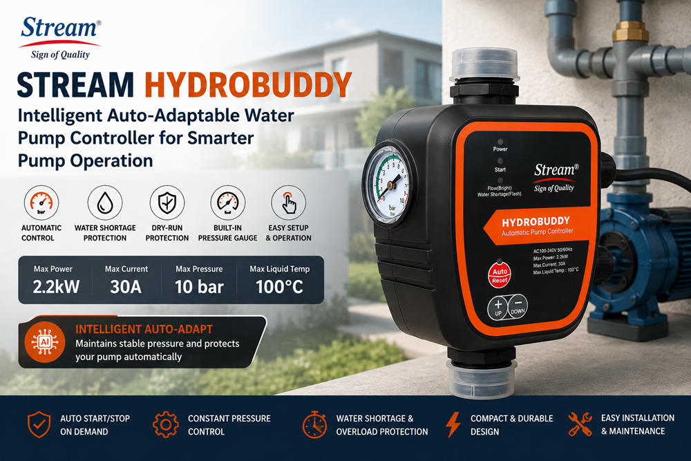 Stream Hydrobuddy: Умный адаптивный контроллер насоса