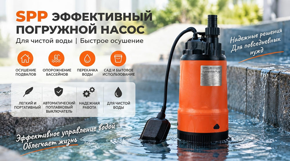 Stream SPP2-30/3-0.55F: Многоступенчатый Погружной Насос Высокого Напора Stream SPP2-30/3-0.55F: Многоступенчатый Погружной Насос Высокого Напора