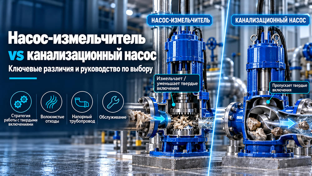 Насос с измельчителем или фекальный: что выбрать?