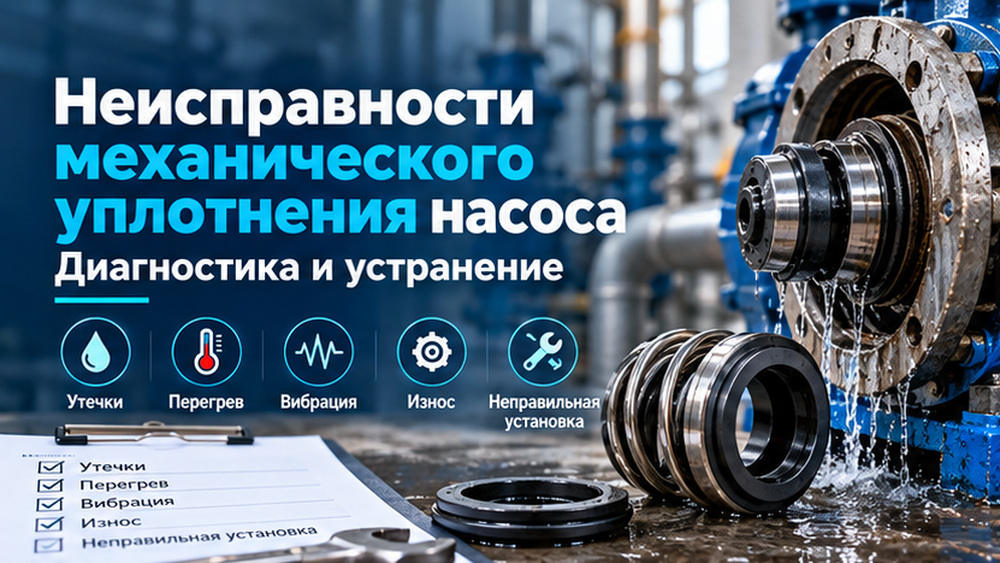 Неисправности торцевого уплотнения: 3 случая