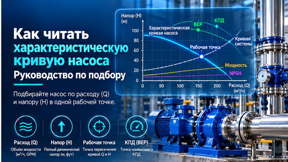 Как читать рабочую характеристику насоса