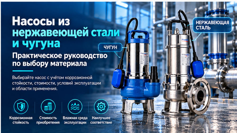 Насос из нержавейки или чугуна: сравнение Насос из нержавейки или чугуна: сравнение