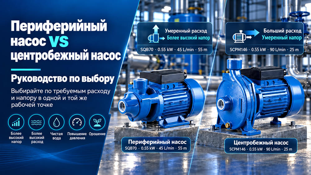 Вихревой или центробежный насос: как выбрать