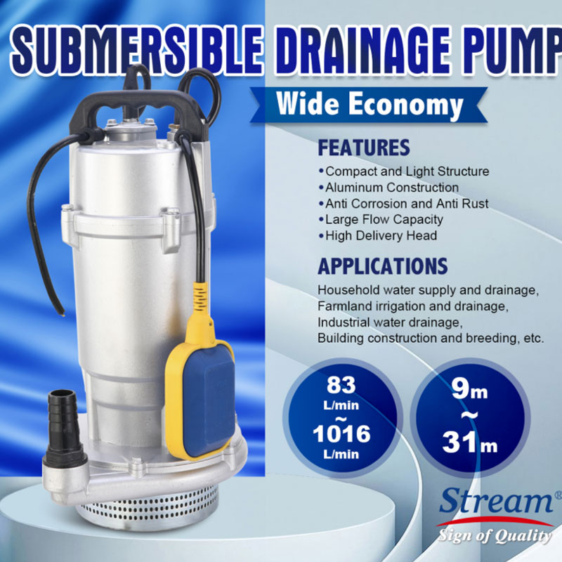 Submersible Pumps with Aluminum Casing