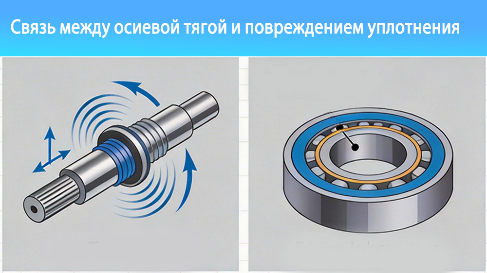 Взаимосвязь между осевой нагрузкой и повреждением уплотнений: технический анализ.